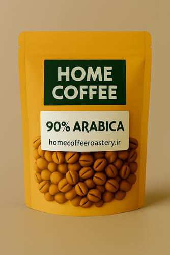 قهوه ترکیب 90% عربیکا 10% روبوستا