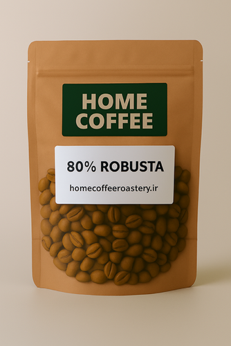 قهوه ترکیب 80% روبوستا 20% عربیکا